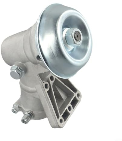 Honseadek Cabezal de engranaje confiable de 28 mm 10T, para caja de engranajes de desbrozadora de recortadora, compatible con EM780, fácil instalación, rendimiento de construcción de metal, plateado