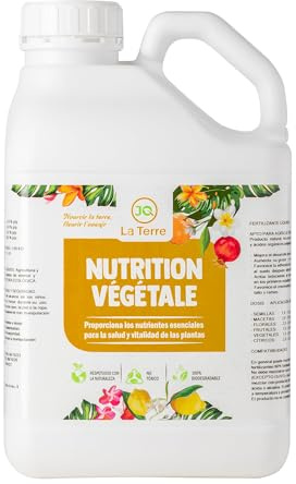 AZUFRE PARA PLANTAS DE 5 LITROS con Nitrógeno y Potasio azufre liquido para tomateras, induce defensas de las plantas contra hongos mejora resistencia de la planta, preventivo y curativo (5 LITROS)