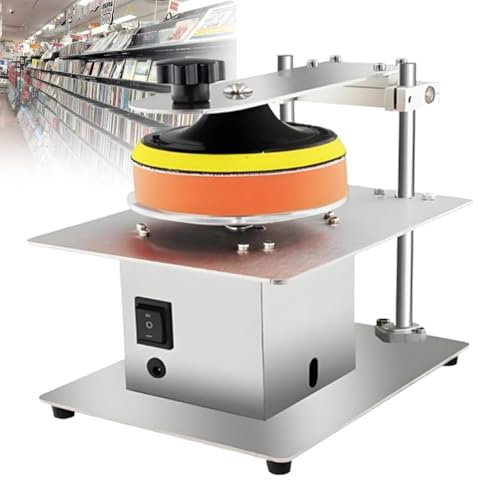 Disc Cleaner and Polisher Machine for Restoring Scratched CDs and DVDs
