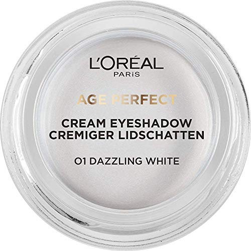 L'Oréal Paris Age Perfect Lidschatten, Creme, langer Halt, Dazzling White