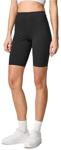 Merry Style Kurze Leggings Damen Radlerhose Baumwolle Shorts MS10-200 | Elastischer Bund, weich, atmungsaktiv und hautfreundlich, für Alltag, Zuhause, Yoga, Fitness, Sport und warme Sommertage
