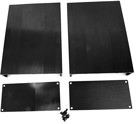 Miskall Caja de Aluminio para Proyectos Electrónicos, Placa de Circuito DIY (200mm)