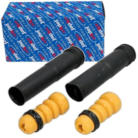 JAPKO Staubschutzsatz Stoßdämpfer Hinten Service Kit Kompatibel mit VW Golf 7 Schrägheck 5G1, BQ1, BE1, BE2 Golf Sportsvan AM1, AN1, SEAT Leon ST 5F8 | 1590933 Kompatibel mit Golf Sportsvan Vii (AM1, AN1),Golf Vii (5G1, BQ1, BE1, BE2),Leon (5F1),Leon Sc (5F5),Leon St (5F8)