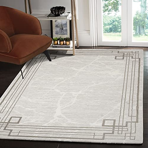 SANAT Teppiche für Wohnzimmer - Harmony - Kurzflor Teppich, Geeignet für Flur, Esszimmer, Schlafzimmer, Küche und Kinderzimmer Öko-Tex 100 Zertifizier - Klassisch-Beige, 160X220 cm