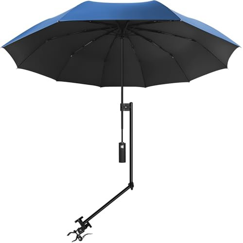 Sonnenschirm mit verstellbarer Universalhalterung und UV-Schutzfaktor 50+