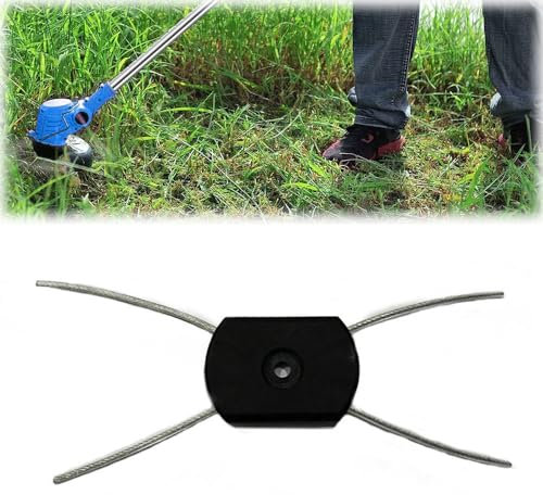 ZXCVWWE String Trimmer Head, Electric Weed Eater Head Replacement Steel Wire Line Trimmer Spool Wire Weed Trimmer Head Weed Wacker Attachment for Cordless Grass Trimmers1