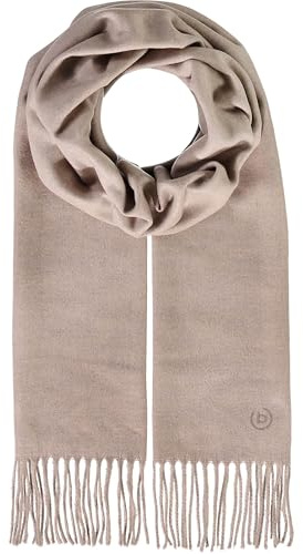 bugatti Herren Schal einfarbig - 30 x 180 cm - weicher Winterschal für kalte Tage