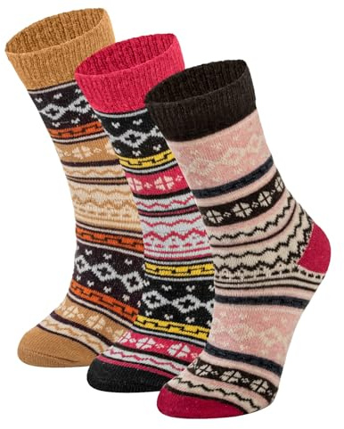 lavendel calcetines de lana para mujer 36-40 - Mix-1