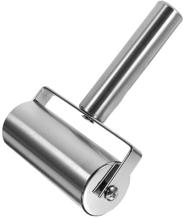IMIKEYA Mattarello Piccolo Per Pasta e Pizza Mattarello Da Cucina Ergonomico in Acciaio Resistente Accessorio Per Impastare Biscotti Cracker e Noci Facile Da Pulire e Maneggiare
