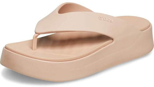 Crocs Getaway Platform Patent Flip, Infradito Donna, Rosa Caramello, 36/37 EU