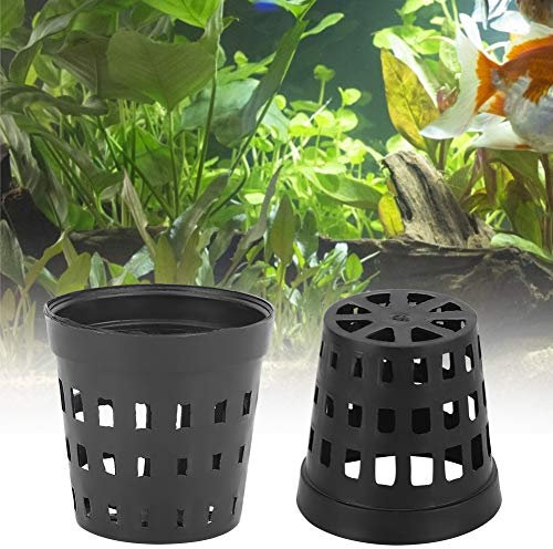 Zerodis Pflanzkorb für Wasserpflanzen, Basierend auf Einem Medium aus Hydrokultur oder Erde. Pflanzkorb für Aquarien, Leicht zu Reinigen, DIY-Aquarium, Landschaft, Gras, Kulturkörbe