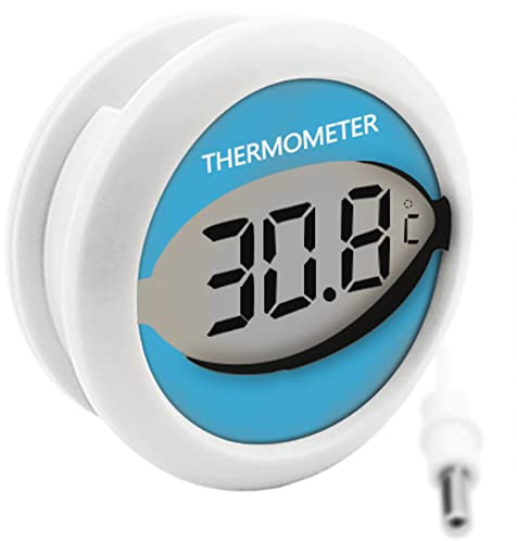 Nimomo Thermomètre électronique Numérique pour Réfrigérateur et Congélateur avec Sonde étanche à L'eau