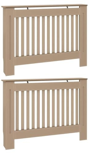 vidaXL Copertura per radiatore - Accessorio per la casa, Decorazione per Interni con Design Elegante. Aggiungi Stile alla Tua casa con Questo Elemento Decorativo per Il Riscaldamento.