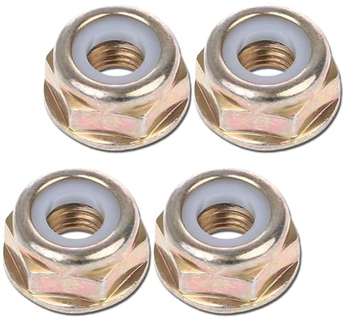 Qiuwanzia M10 x 1.25 Universal Left Hand Thread Blade Nut for Blade Nuts Fits all trimmers with M10x1.25 left-hand thread for String Trimmer Brush Cutter Gear Head Blade Case Accessories
