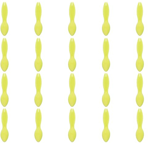 DOITOOL 20 pièces Cuillère à Kiwi Ergonomique Ustensiles Cuisine Multi-usage Cuillère Creuser Kiwi et Boule Melon Outil Pratique pour Retirer le Cœur de la Pomme et Éplucher Fruits