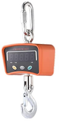 Bilance for bagagli for valigie Bilancia sospesa elettronica industriale resistente con gancio(Orange,500KG)