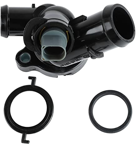 Flangia del tubo del liquido di raffreddamento dell'alloggiamento del termostato adatta per motori, da 2,5 litri – Sostituisce OE 07K121133E – PVC resistente o composito, facile