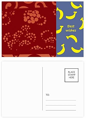Postkarten-Set, chinesischer japanischer Stil, asiatische Wellen, Punkte, 20 Stück