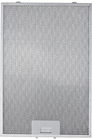 Europart 10037673 - Filtro antigrasso in metallo, 395 x 265 mm, per cappa aspirante, adatto per Bosch Siemens Constructa Junker Neff Profilo Viva 00742967