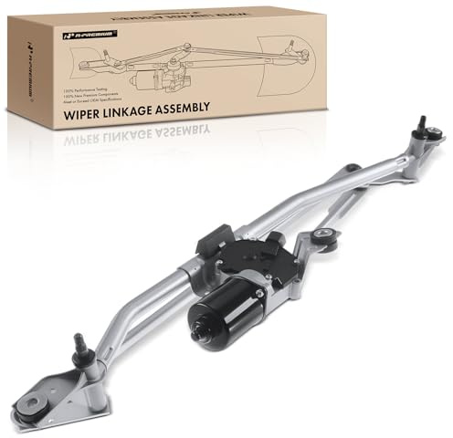 A-Premium Front Windshield Wiper Motor and Linkage Assembly Compatible with Cadillac, Chevrolet and GMC Vehicles - Silverado 1500/2500 HD/3500 HD, Suburban 1500/2500, Sierra 1500, Escalade, Yukon