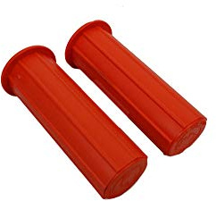 REPLACEMENT WHEELBARROW HANDLE GRIPS 30MM INSIDE DIAMETER SOFT GRIP (ORANGE)
