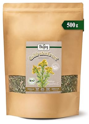 Biojoy BIO Gullris, torkad, skuren, te, 500 g | Löst örtte, Solidago virgaurea L.
