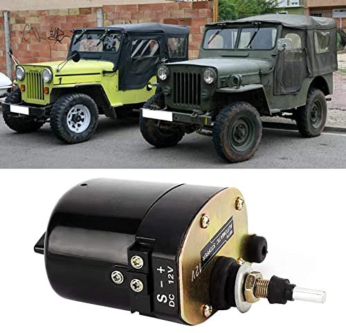 Scheibenwischermotor, Nagelneuer 12V Auto Auto Windschutzscheibenwischermotor Fit für Traktor 01287358 7731000001