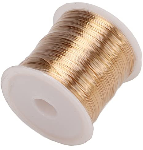 0,3 mm guld koppartråd 100 meter smycken koppartråd Gör-det-själv-hantverk smycken stickning formning tråd wrap smycken tråd för smycken gör leveranser och hantverk, smycketråd hantverkstråd Smyc