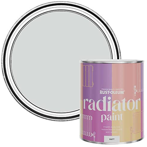 Rust-Oleum Grey Heat Resistant Radiator Paint in Matt Finish - Winter Grey 750ml (SHDRCT1207)