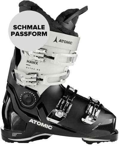 ATOMIC HAWX Ultra Botas Alpine, Mujeres, Negro, Blanco, 26/26.5