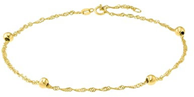 Amor Fußkette Unisex Damen Herren Sommerschmuck, Gold, Kommt in Schmuck Geschenk Box, 2013910