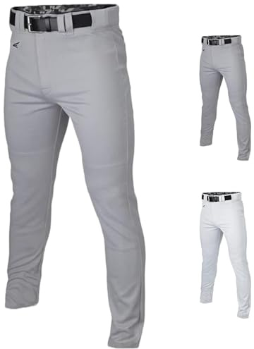 Easton | MOJO Baseball Pants | Full Length Semi-Relaxed Fit | Adult Small | Grey