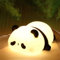 Comius Sharp Panda Veilleuse Bébé, Adorable Lampe De Chevet Enfant, Lampe De Chevet En Silicone Doux Avec Capteur Tactile, Décoration De Bureau De Chambre Cadeau D'Anniversaire
