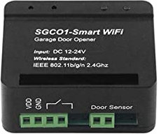 TEmkIn Door Opener Controller DC12V 24V Wifi Gate Opener Controller Relay wifi Switch Remote Control Garage Door Opener Receiver WIFI Smart Receiver (Color : Only controler)
