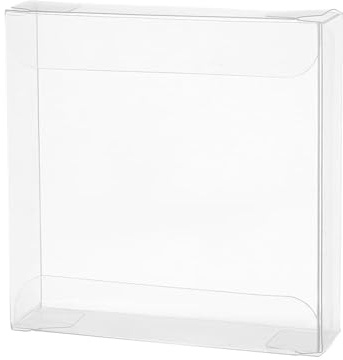 MAYJOYDIY 30 Stück Durchsichtige Geschenkboxen Wiederverwendbar Rechteckige Boxen 8 × 8 × 2cm Für Hochzeitsfeiern Und Geburtstagsgeschenke
