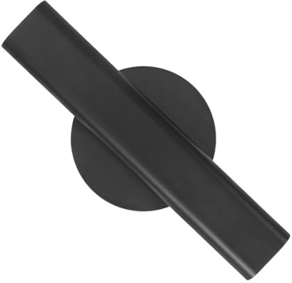 Mipcase Vaso da Parete Supporto per Fiori e Bouquet Freschi in Metallo Nero, Stile Nordico Minimalista Decorazione per Casa e Davanzale