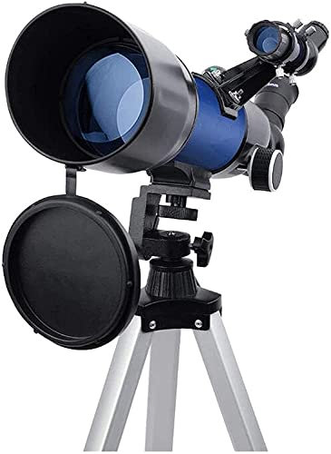 ZSLBGUYIAD Teleskop für Kinder und Erwachsene, Astronomie-Anfänger, 70-mm-Teleskope, Brennweite 120-fache Vergrößerung, Refraktor-Teleskope