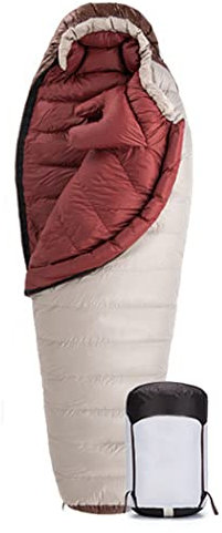 Erwachsene Winter 650FP Daunenschlafsack Ultraleicht & Kompakt für kaltes Wetter Camping & Wandern