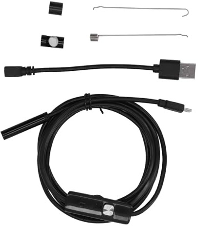 Marhynchus USB -Endoskop mit 6 LED -Leuchten, Gute Kompatibilität, IP67 Wasserdichte Inspektionskamera für, XP, 7, 8, 10, 1,3 MP, 70 ° Betrachtungswinkel, 2-10 Cm Länge,