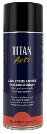 Spray Barniz Cuadros Satinado Titan 400 Ml