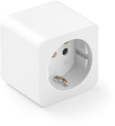 WEBMATEL Base Enchufe de Pared Superficie | Enchufe con TT | Toma de Corriente Empotrar | Base Enchufe Bipolar | 55 x 55 mm | Porta contactos en Porcelana | Protección Infantil | 16A | 250V | Blanco