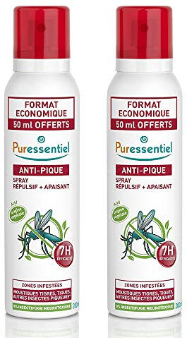 Spray anti-pique huiles essentielles 2x200ml