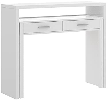 LIQUIDATODO Table de Bureau, Console Extensible 99 x 36 x 88 cm