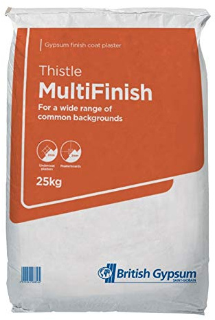 Thistle Multi Finish Plaster British Gypsum 25kg - FREE Delivery