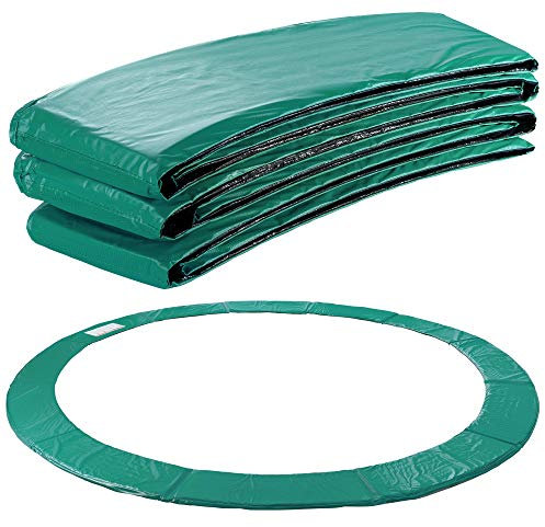 Arebos Trampolin Randabdeckung Federschutz Ø 427 cm | Trampolin Randschutz | Trampolinzubehör aus PVC und PE | Reißfest | Federabdeckung 100% UV-beständig & wasserabweisend | Grün