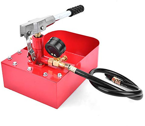 1000PSI 7MPa Bomba de Prueba Manual Bomba Hidráulica Manual de Alta Presión Prueba de Bomba Manual Prueba de Empuje Herramienta Manual Válvula de Tubo Probador de Presión Prueba Hidráulica