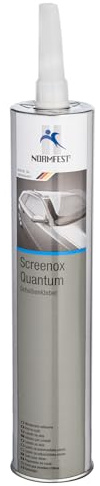 Normfest Screenox Quantum hochmoduliger PU Scheibenkleber 1K kalt verarbeitbar lösemittelfrei antennentauglich nicht leitend kurze Wegfahrzeit hohe Anfangsfestigkeit für Fahrzeugverglasung 300ml