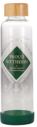 Harry Potter - Fier Serpentard - Bouteille d'Eau en Verre 500ml