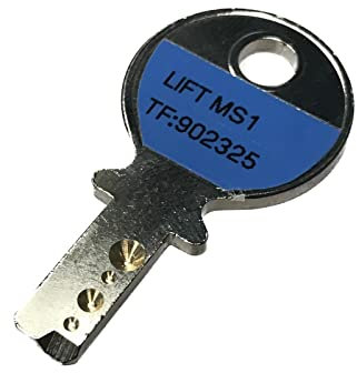 Thunderfix Replacement Lift Key MS1 Switch Key, Rotary, ON-OFF, 1 count