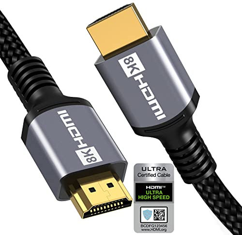 Anhuicco HDMI 2.0 Kabel 15meter 4K 30Hz 60Hz FreeSync Dolby ARC HDR HDCP 2.2 Unterstützt PS5 Soundbar Real 4K TV